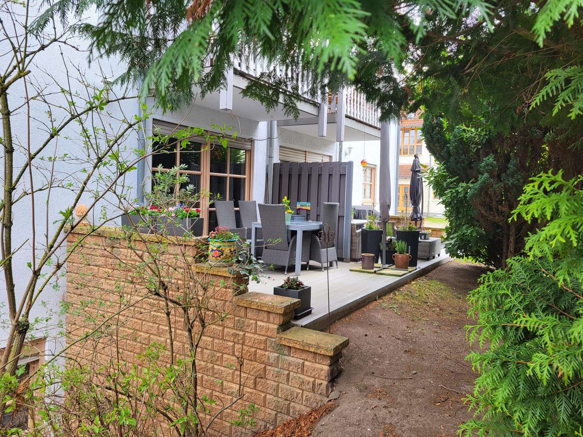 Terrassen mit Gartenzugang