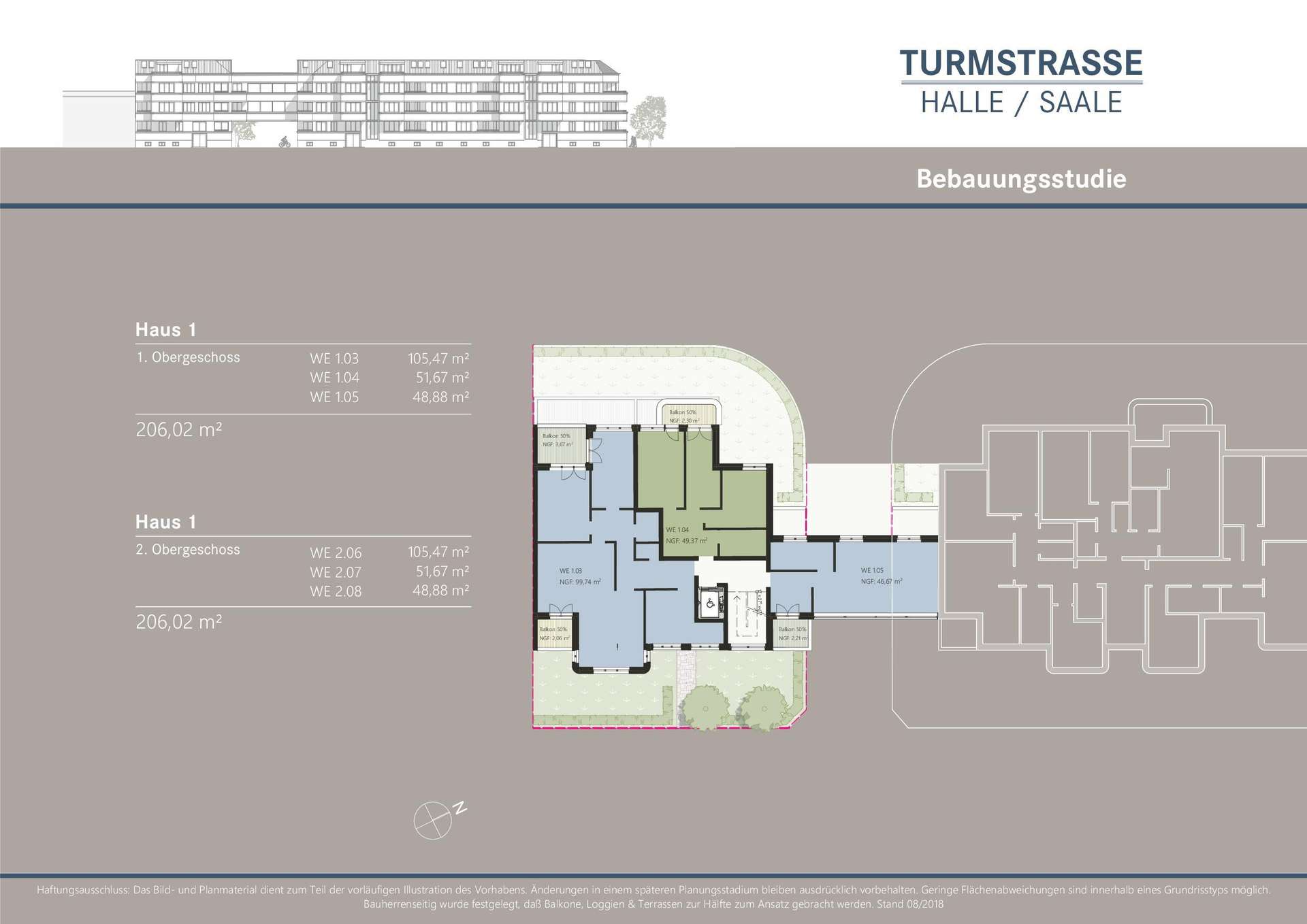 Grundriss Haus 1 Obergeschosse