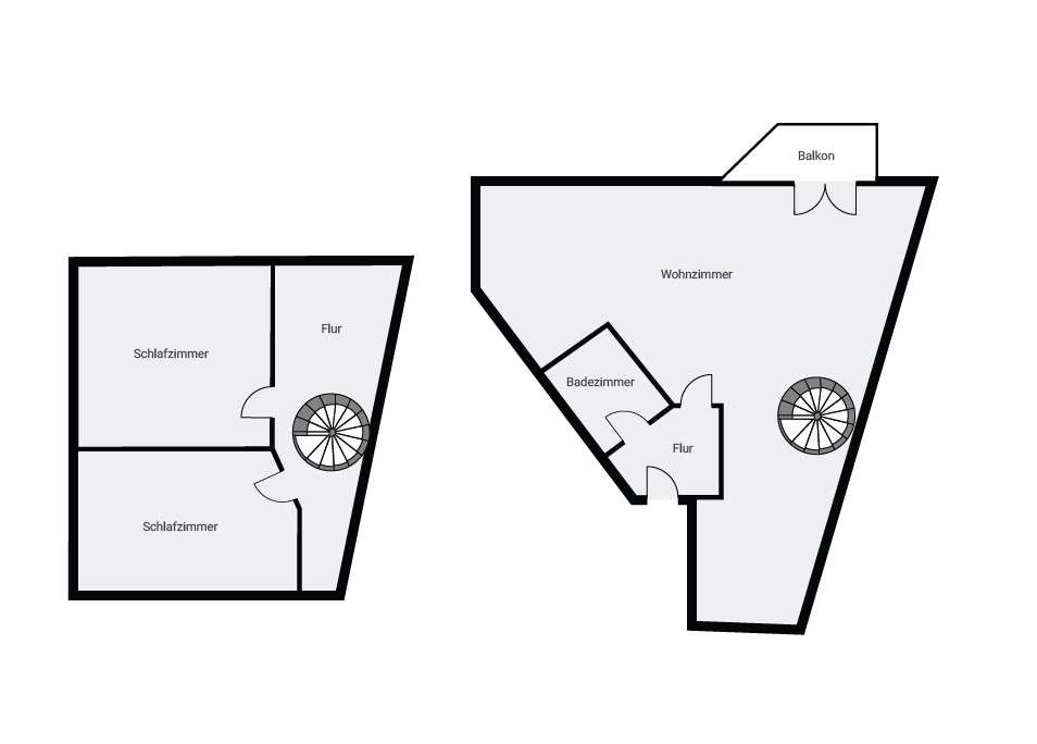 Grundriss (nicht maßstabsgetreu)