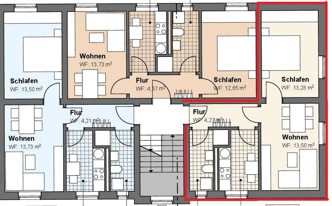 Grundriss MITTE