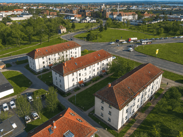 Blick auf die Anlage