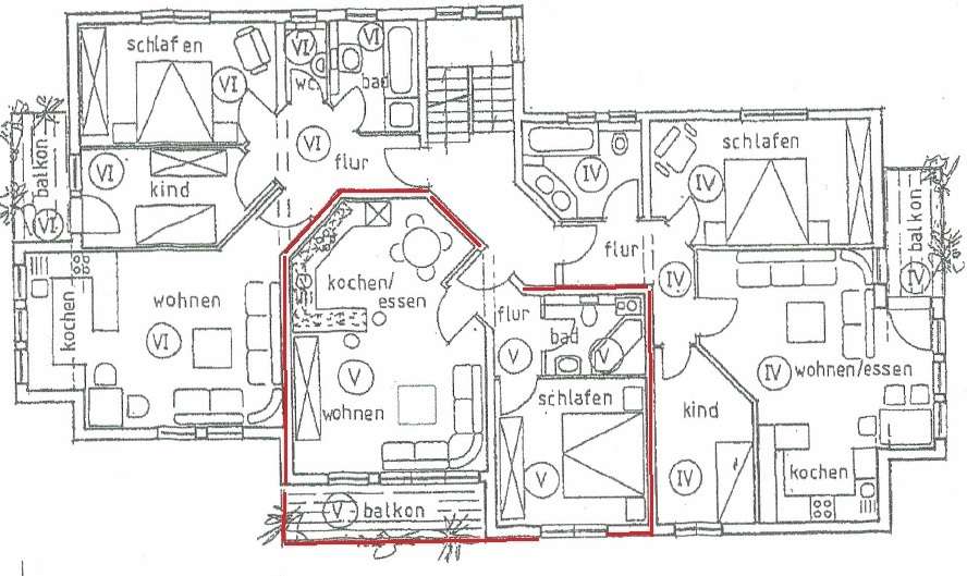 Grundriss Dahlen Whg 05