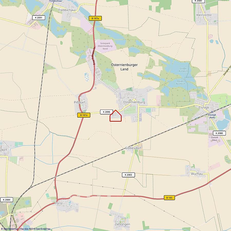 Umgebungsplan, Osternienburger Land 