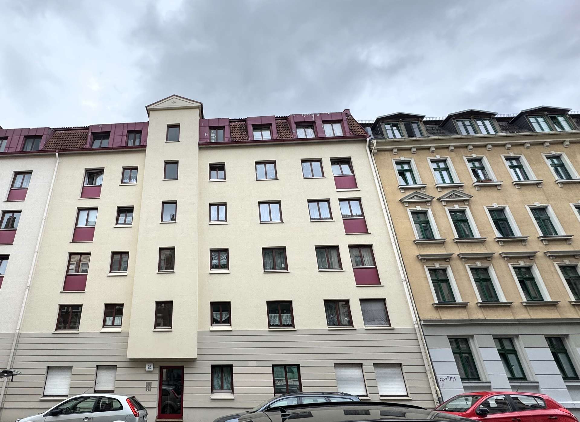 Frontalansicht, Leipzig (Neustadt-Neuschönefeld)