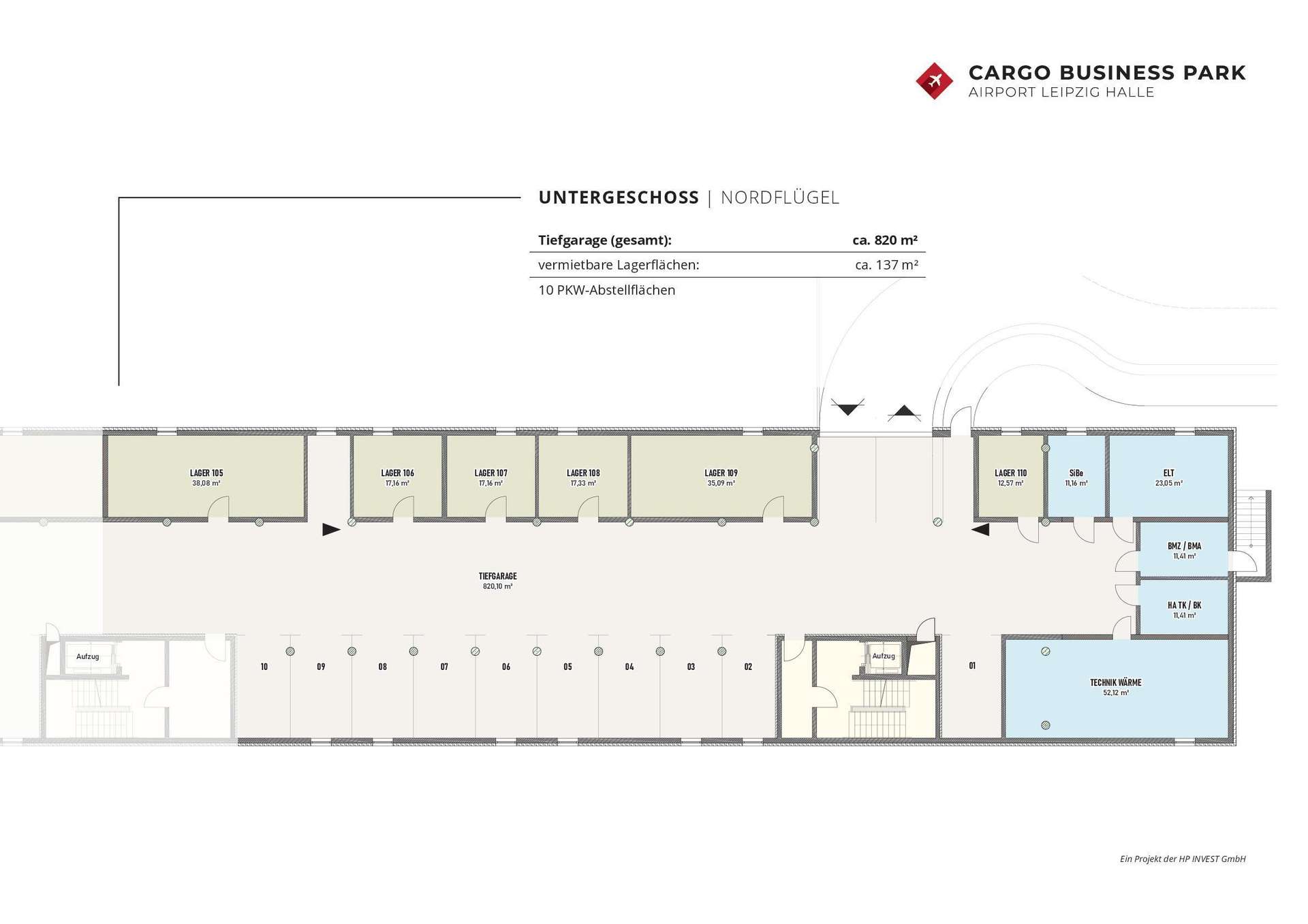 Untergeschoss Nord, Schkeuditz , Hans-Wittwer-Straße 3