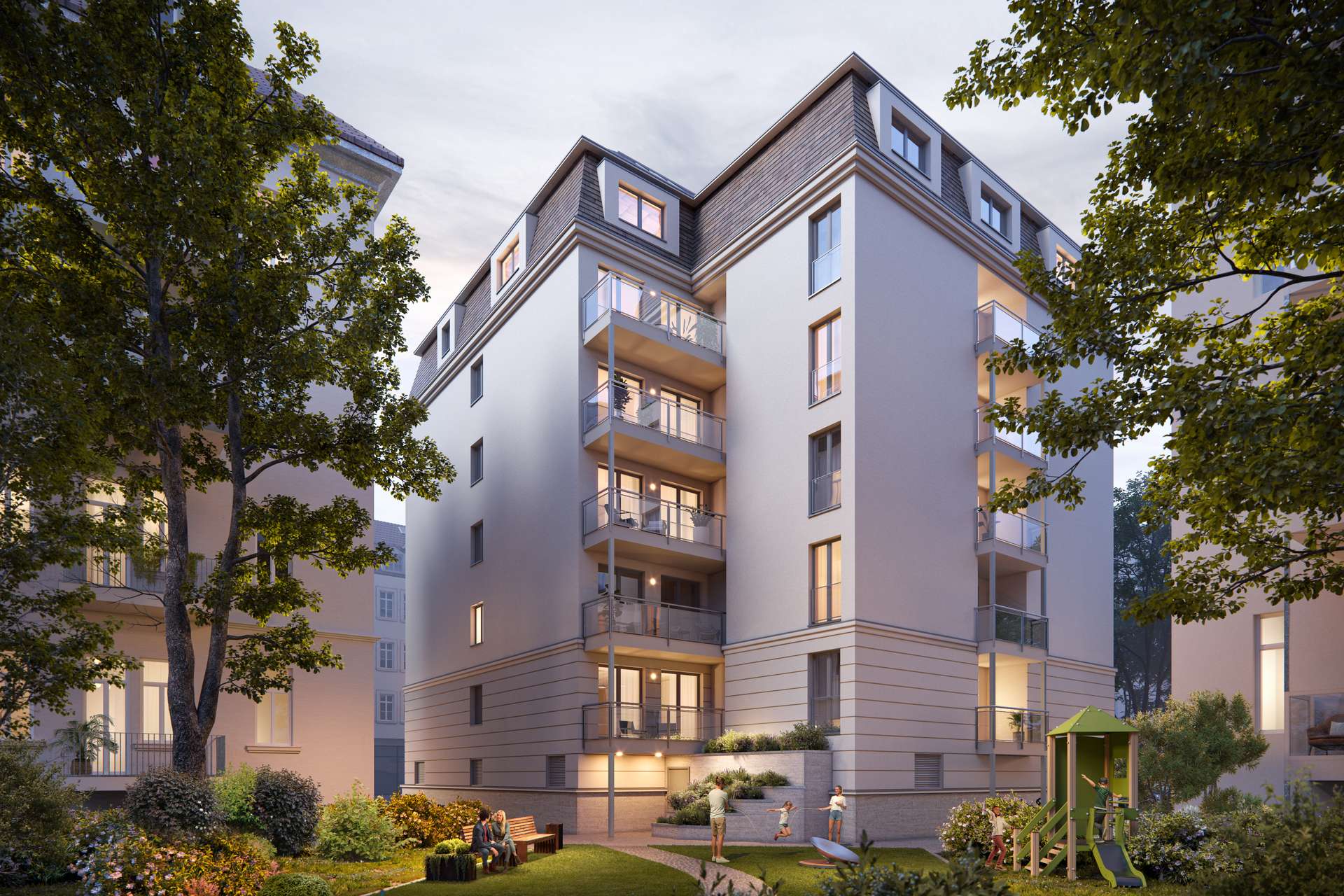 Rückseite Visualisierung, Leipzig (Südvorstadt)