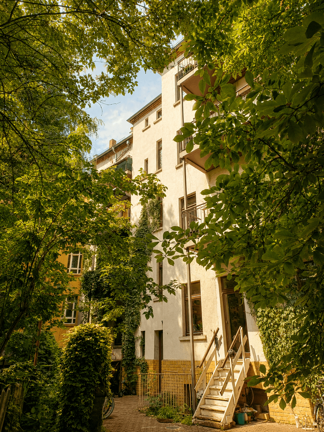 Haushinterseite, Leipzig (Schleußig)