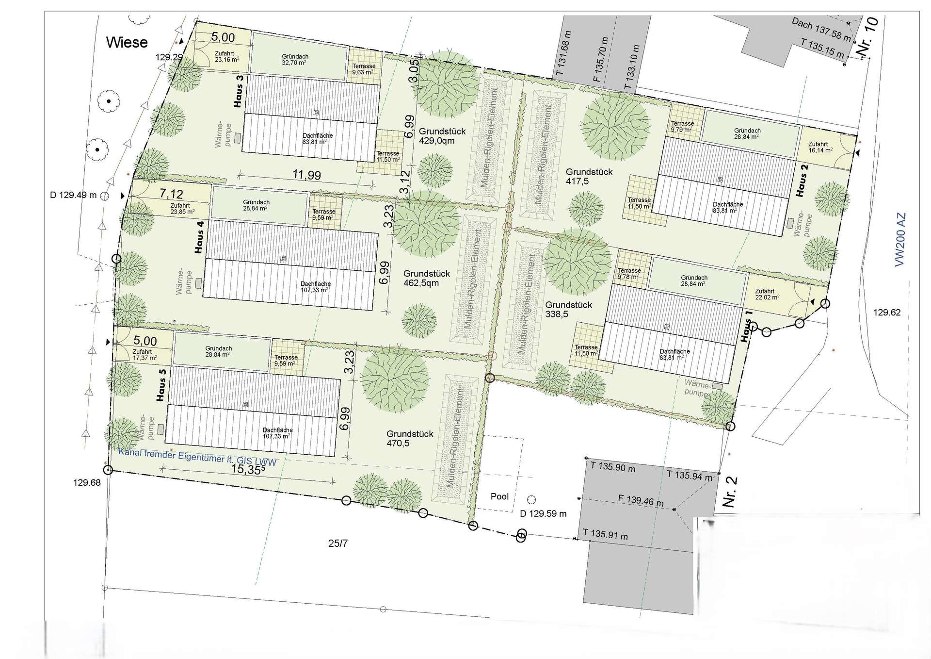 Lageplan Gesamtgrundstück, Markranstädt (Markranstädt)