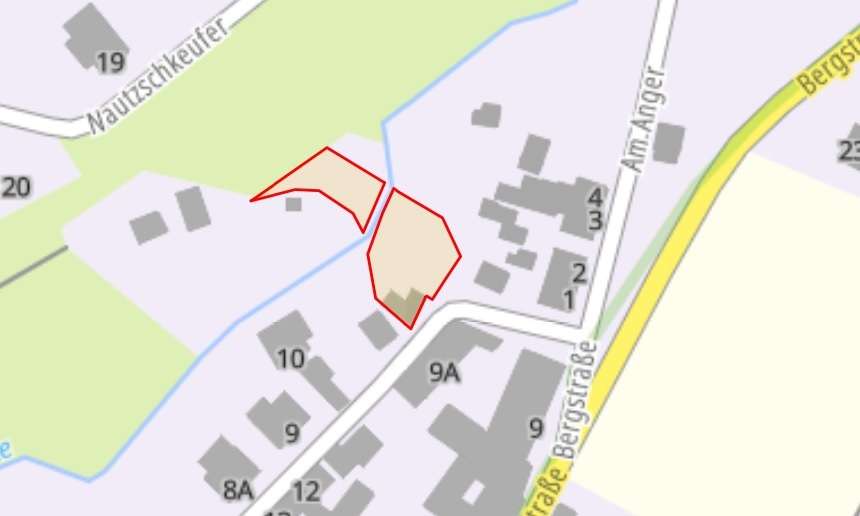 Flurkarte, Stößen (Stößen)