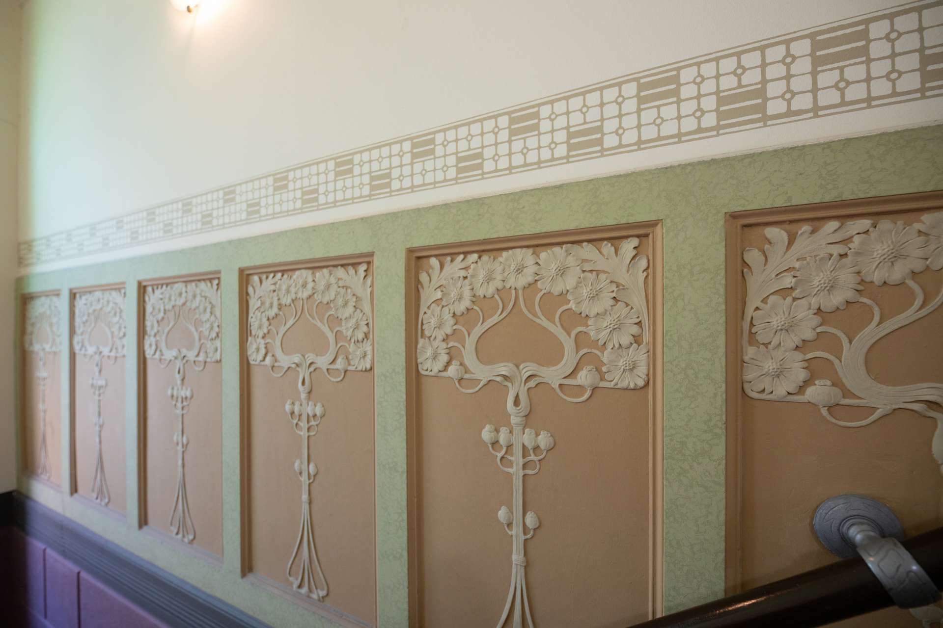 Treppenhaus: Detail, Leipzig (Südvorstadt)