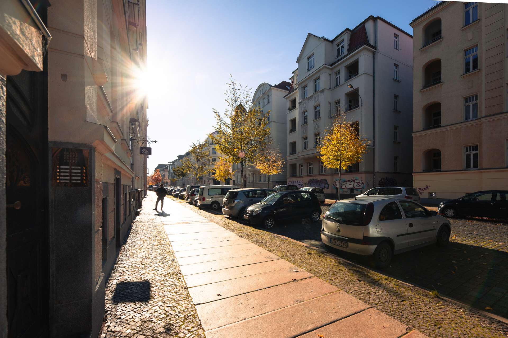 Blick in die Kochstraße, Leipzig (Südvorstadt)