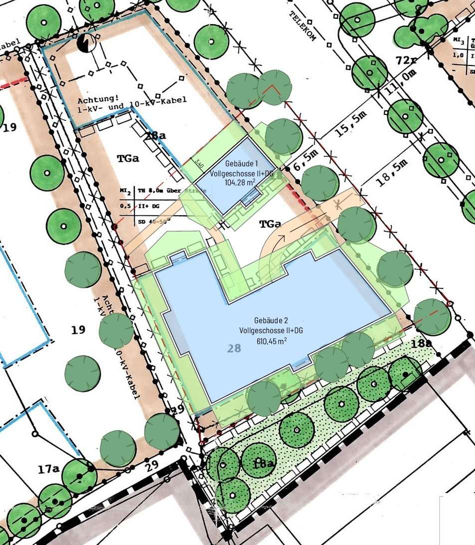 Lageplan, Leipzig (Wiederitzsch)