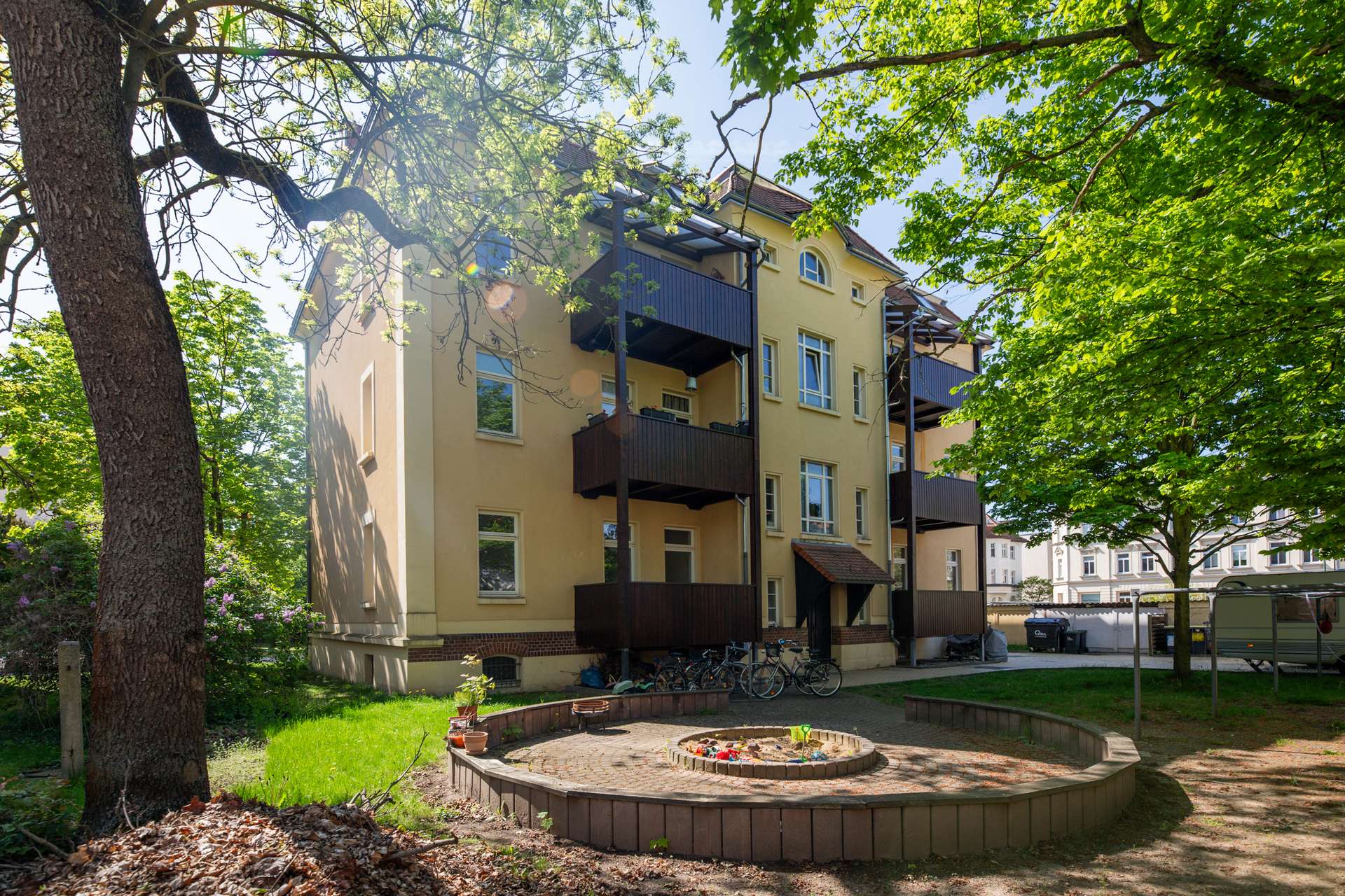 Ansicht Balkone, Markkleeberg (Markkleeberg)