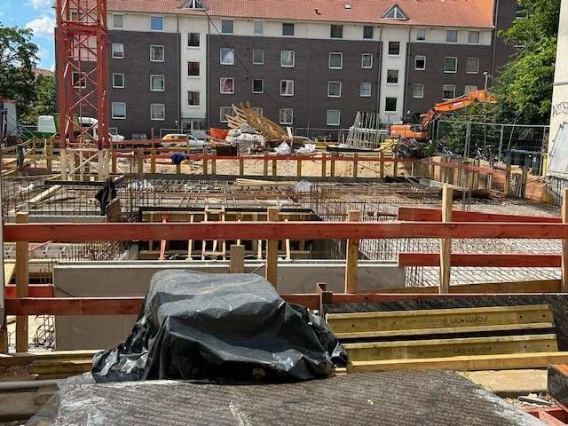 Bautenstand Juni 1, Leipzig (Sellerhausen-Stünz)