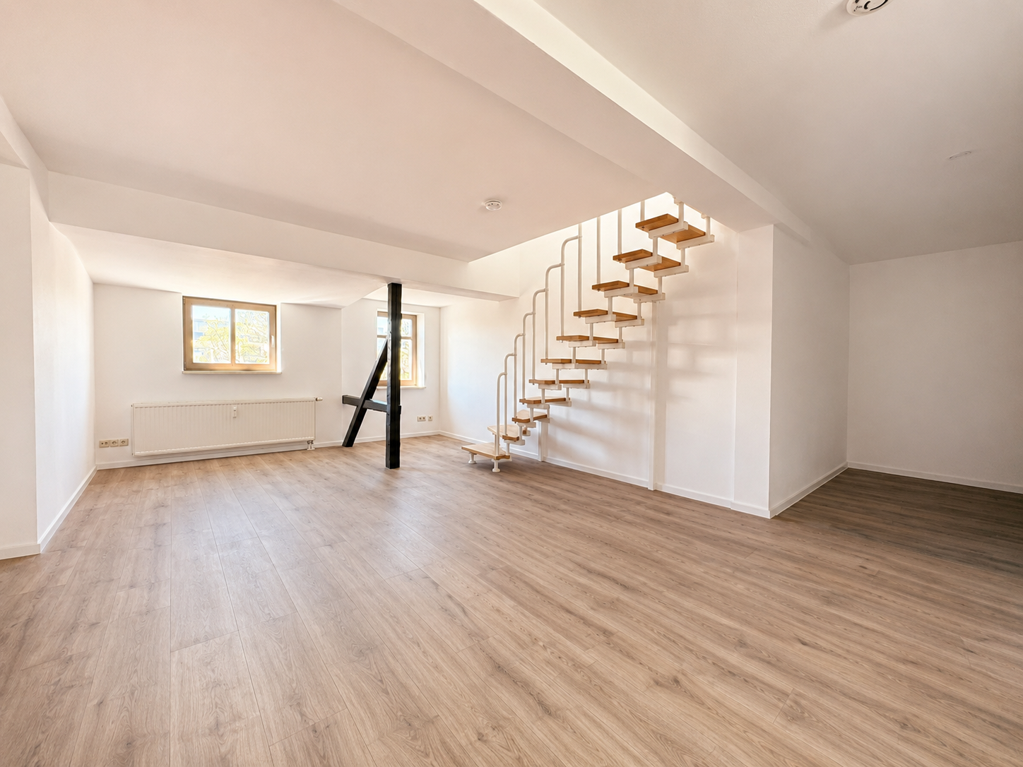 Vision: Wohnzimmer mit neuem Boden, Chemnitz (Hilbersdorf), Klarastraße 24
