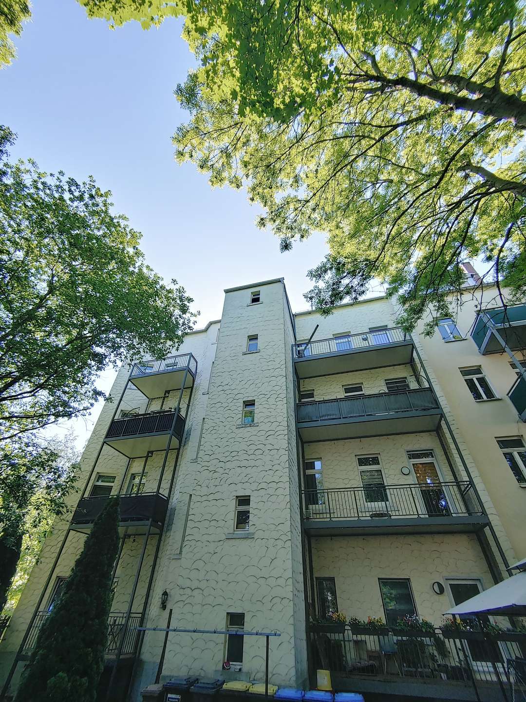 Hofansicht Haus, Chemnitz (Kapellenberg), Paul-Gruner-Straße 4