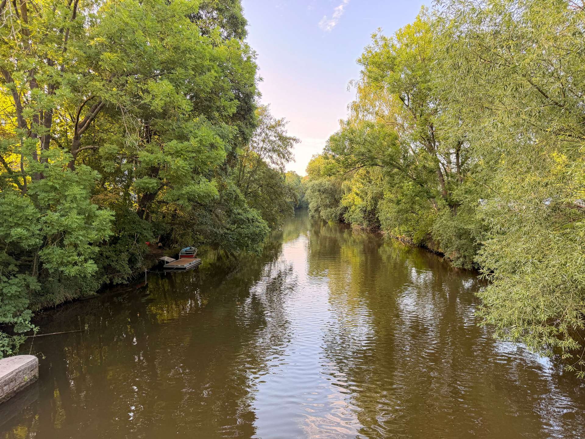 Umgebung: weiße Elster, Leipzig (Schleußig)