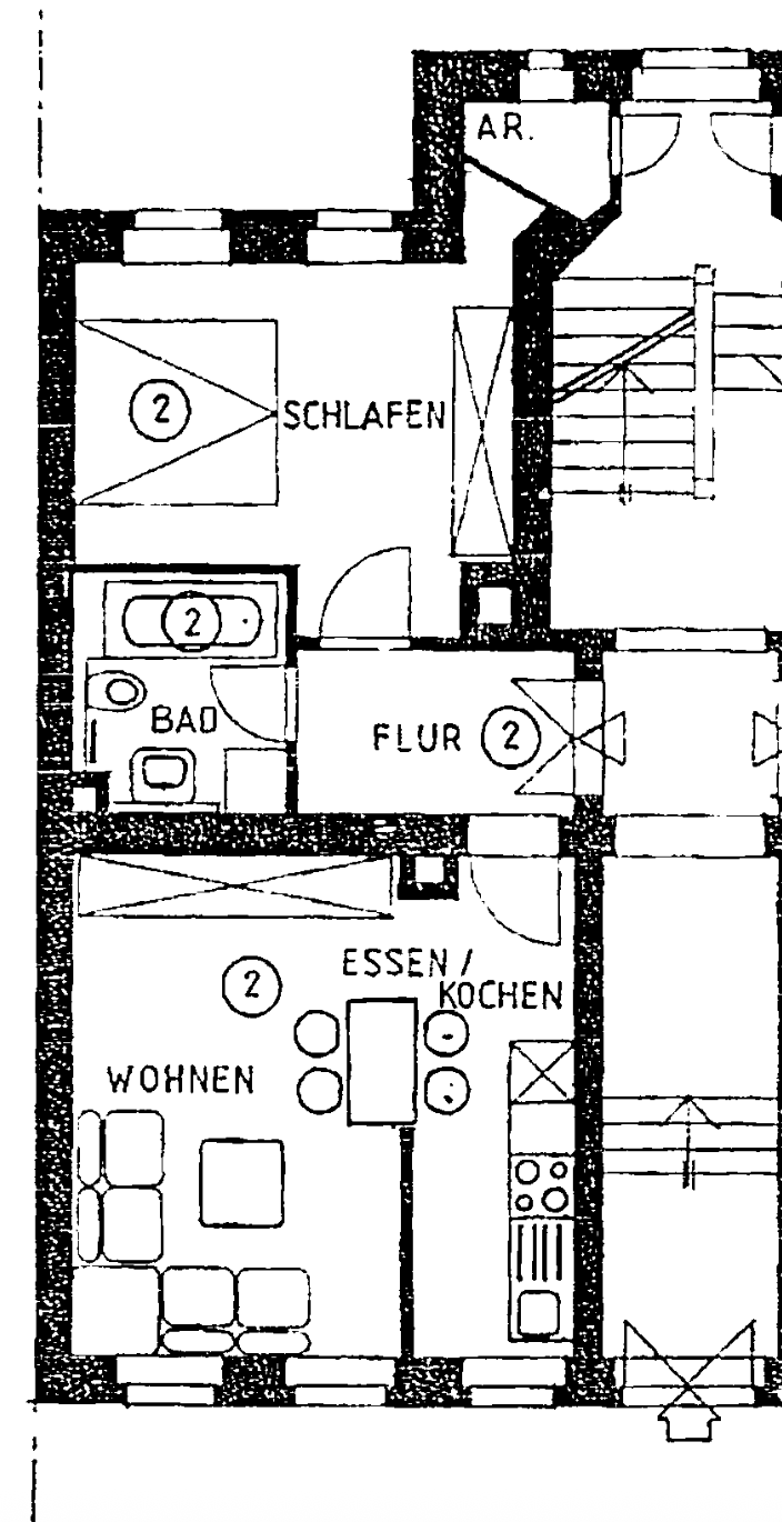 Grundriss WE02 ohne Balkon, Leipzig (Neustadt-Neuschönefeld)