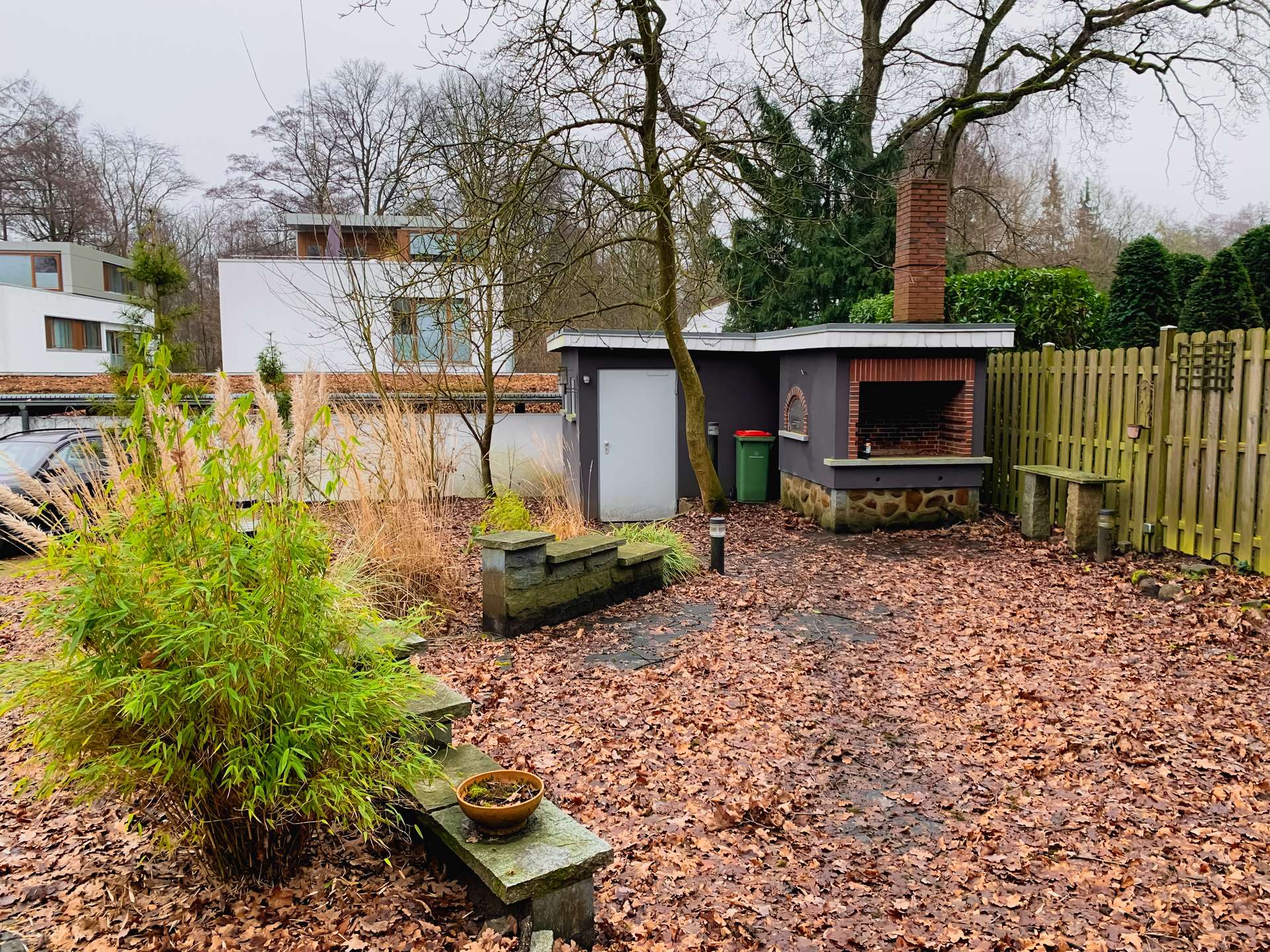 Garten mit Pizzaofen, Hamburg (Rahlstedt)