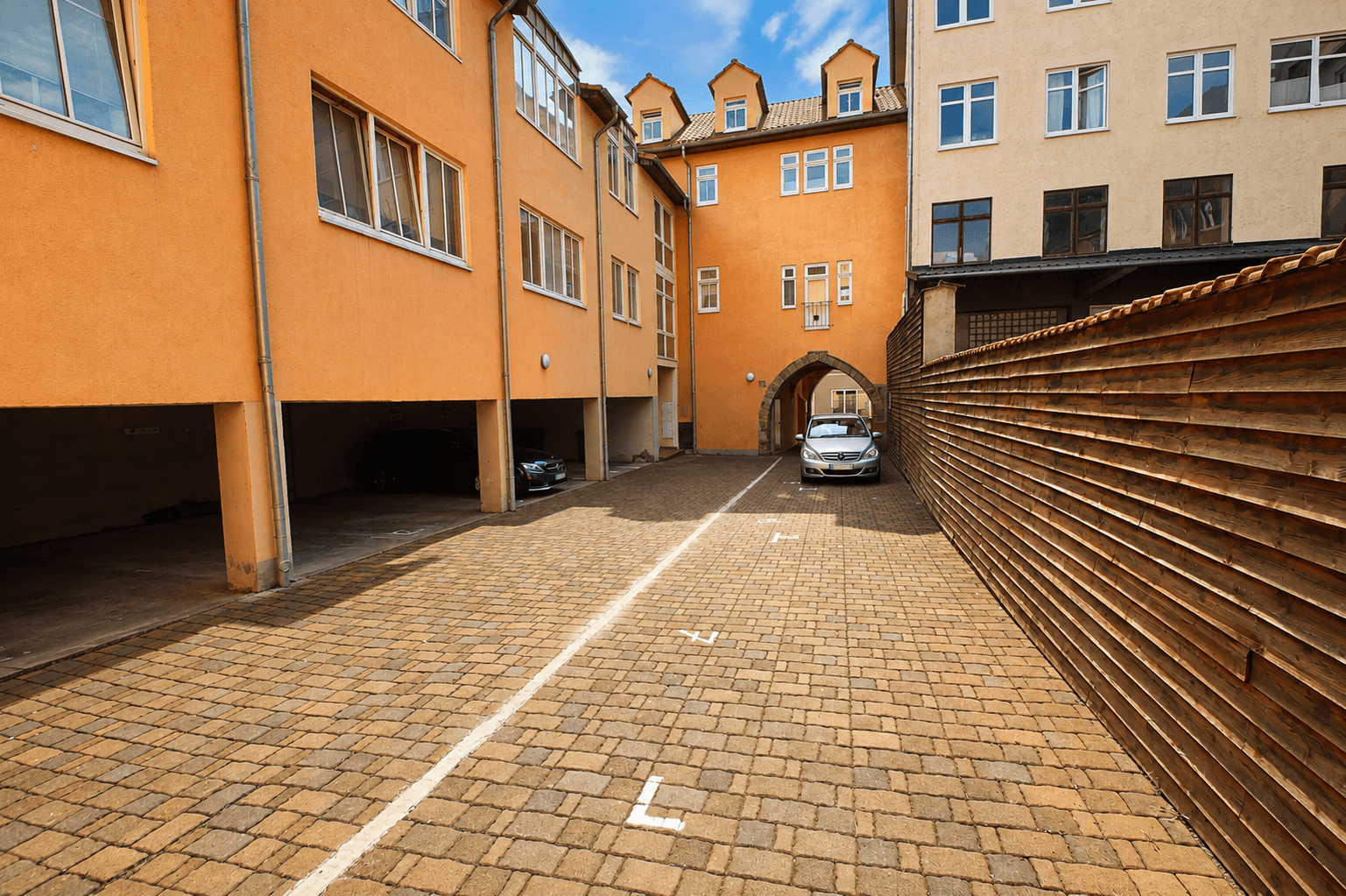 Hofansicht, Erfurt (Erfurt-Altstadt), Johannesstraße 158