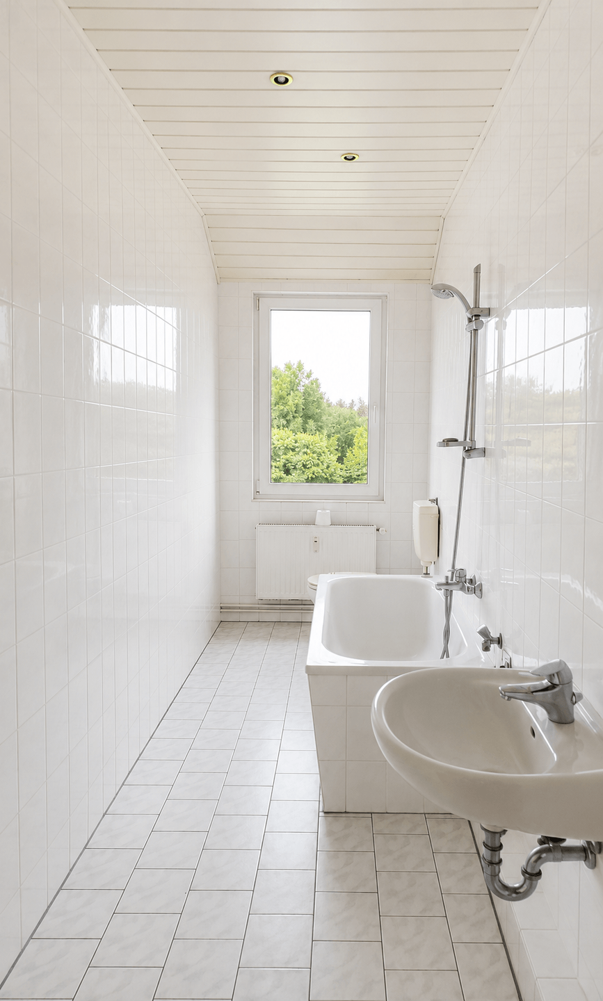 Badezimmer (Referenzfoto), Leipzig (Neustadt-Neuschönefeld), Bergstraße 24