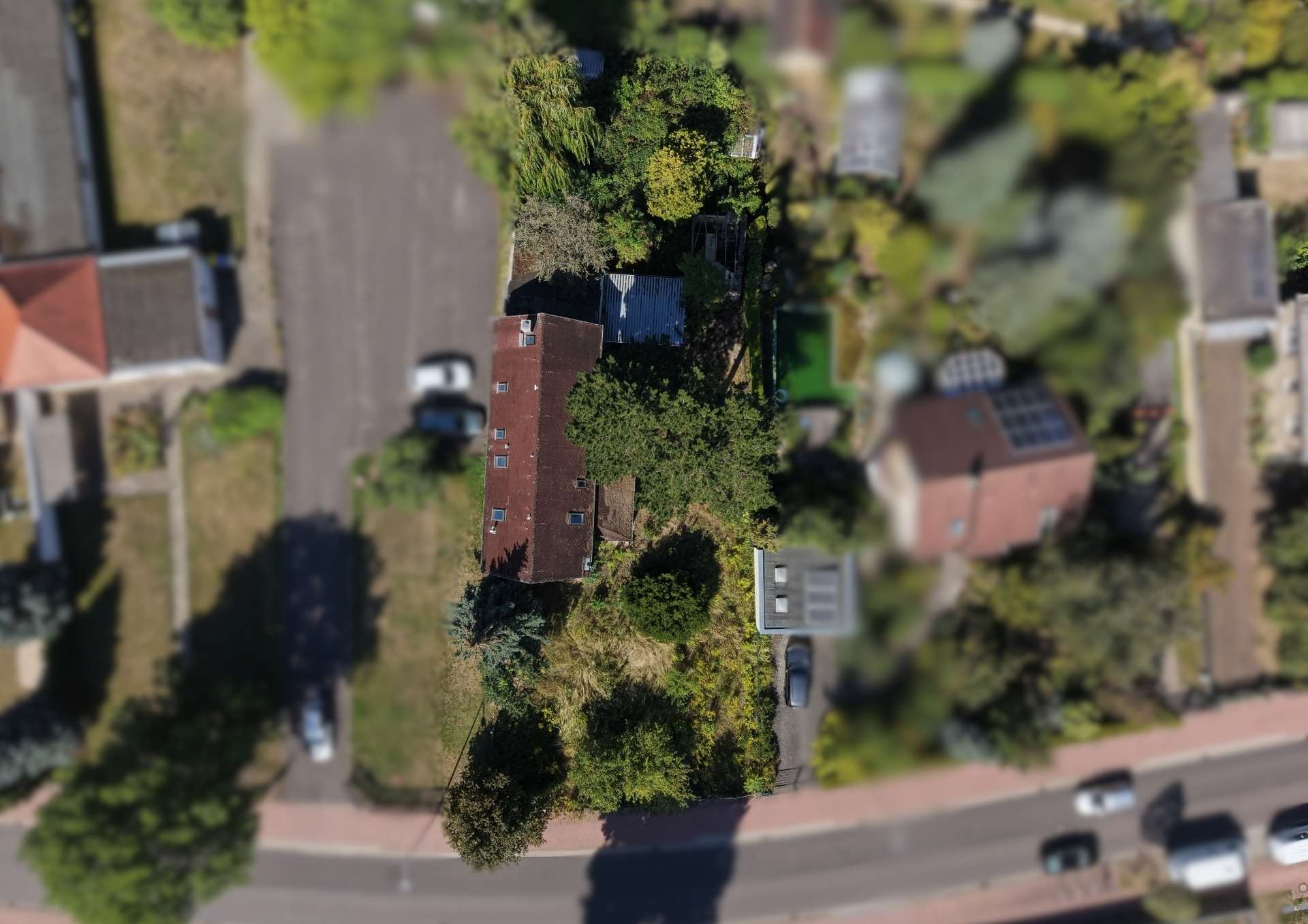 Drohnenaufnahme, Leipzig (Holzhausen)
